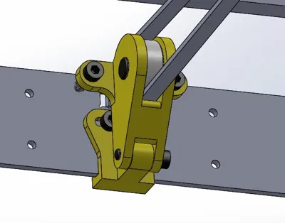 I3 Steel Y-axis belt tensiones