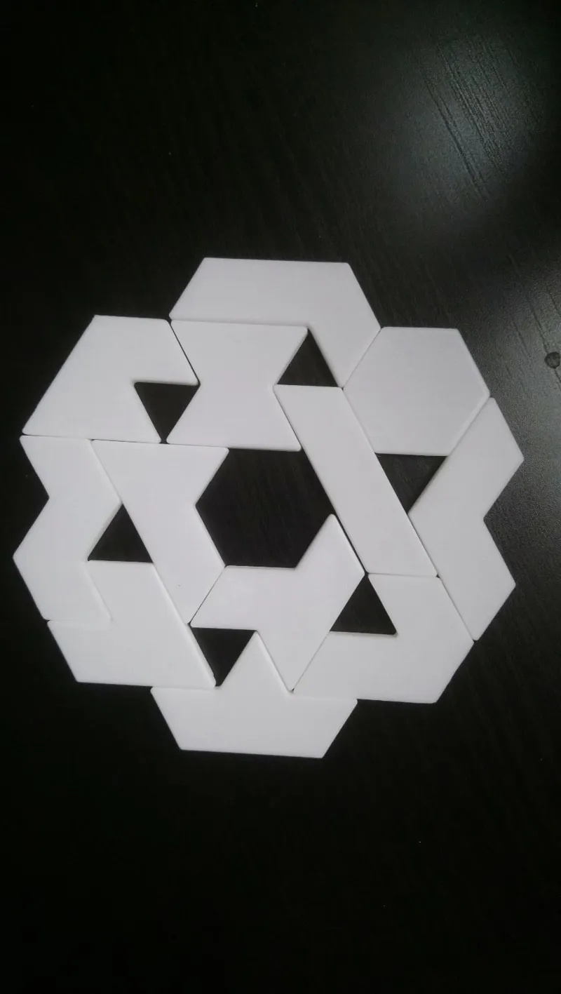 Hexiamonds puzzle