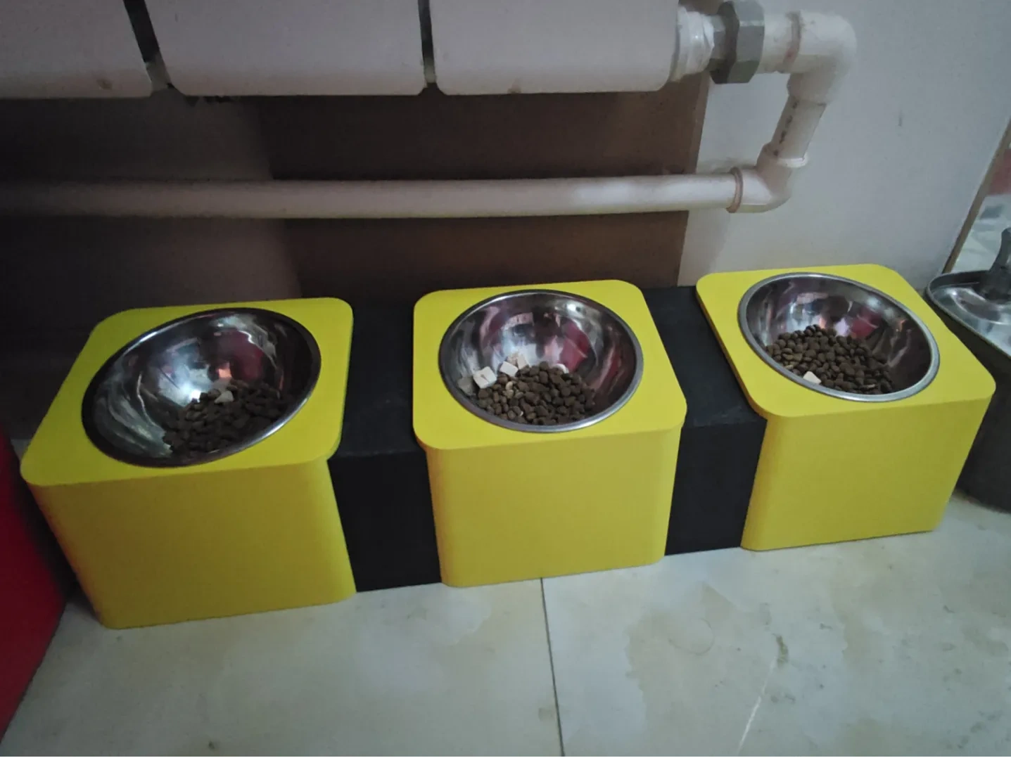 Çok Pit kedi pirinç kasesi tek parça braket
