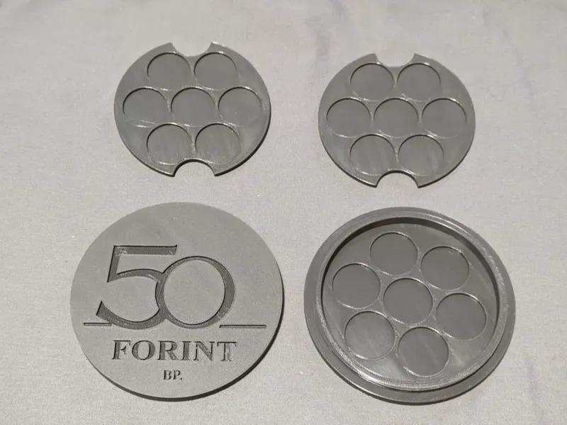10huf coin holder tray and top