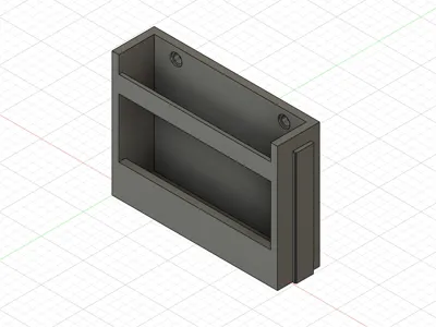Wall-mounted, interlocking phone holder
