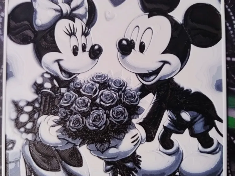Mickey and Minnie - HueForge