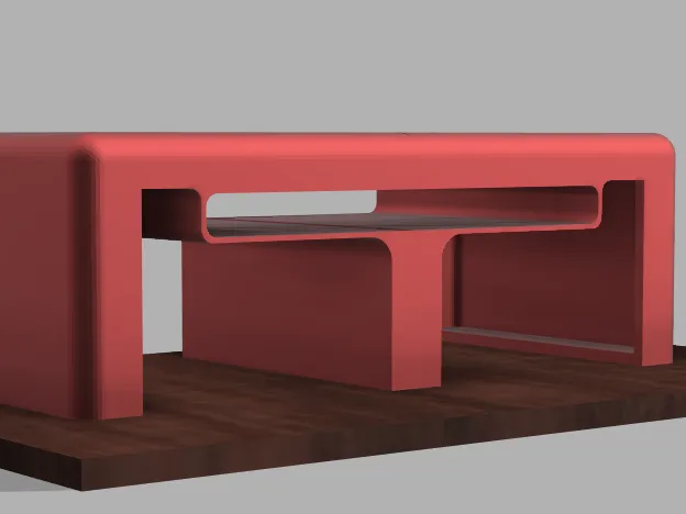 30 Cm wide Monitor riser with holder for notepads