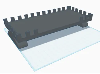 Mittelalter burg Monitor Stand