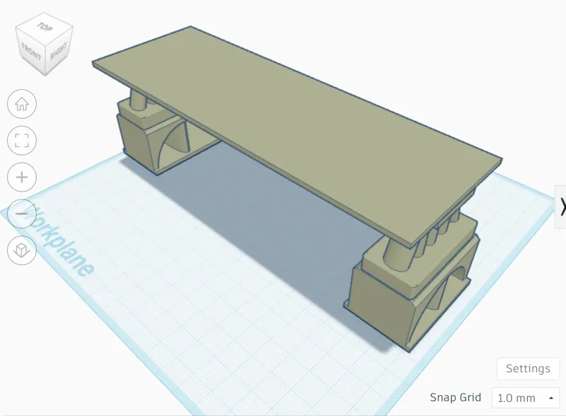 Desk Train Stand
