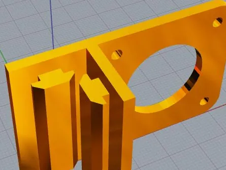 Nema 17 exruder holder. ender 3 v2.