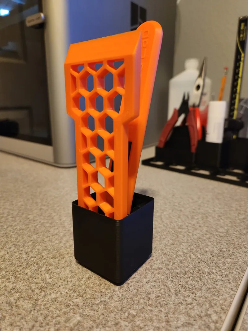 Gridfinity Scraper Holder HexScraper and Bambu Lab