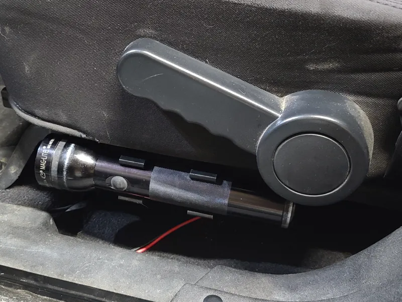 D-Cell Maglite Mount Jeep JK