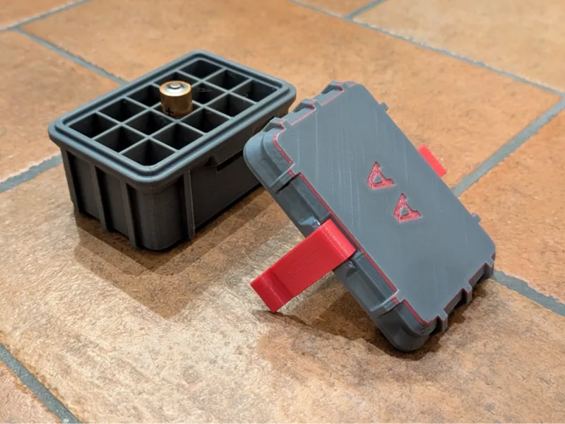 Box Battery AA - All 3D Printed