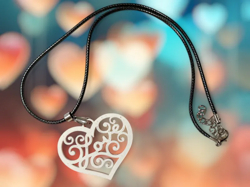 Love Heart Necklace-Valentine's Day