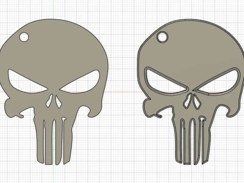 The Punisher Key Ring