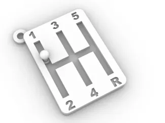 Llavero caja de cambios manual