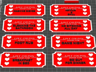 V-DAY COUPON TICKETS