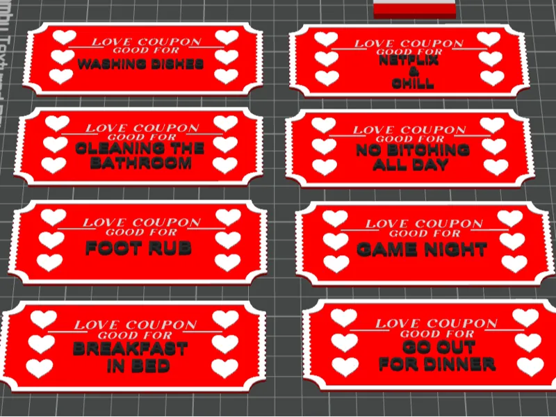 V-DAY  COUPON TICKETS