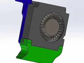 Hotend fan-duct elegoo neptune 3 pro-plus-max