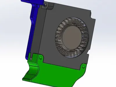Hotend fan-duct elegoo neptune 3 pro-plus-max