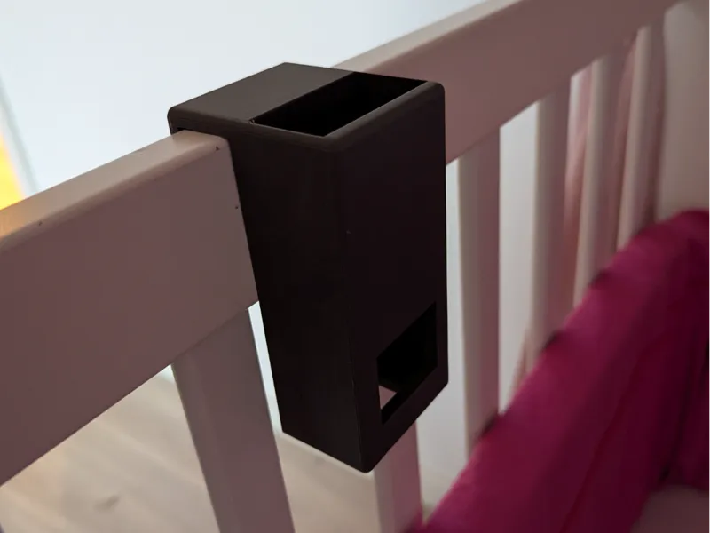 Neonate Babyalarm 6500D holder for IKEA baby cot