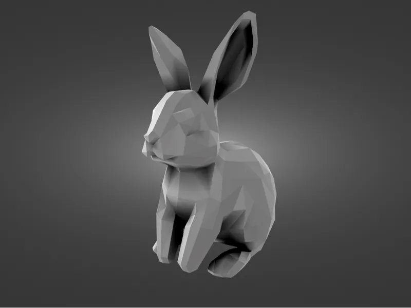 Low Poly Bunny / Rabbit  – Stylish and Charming