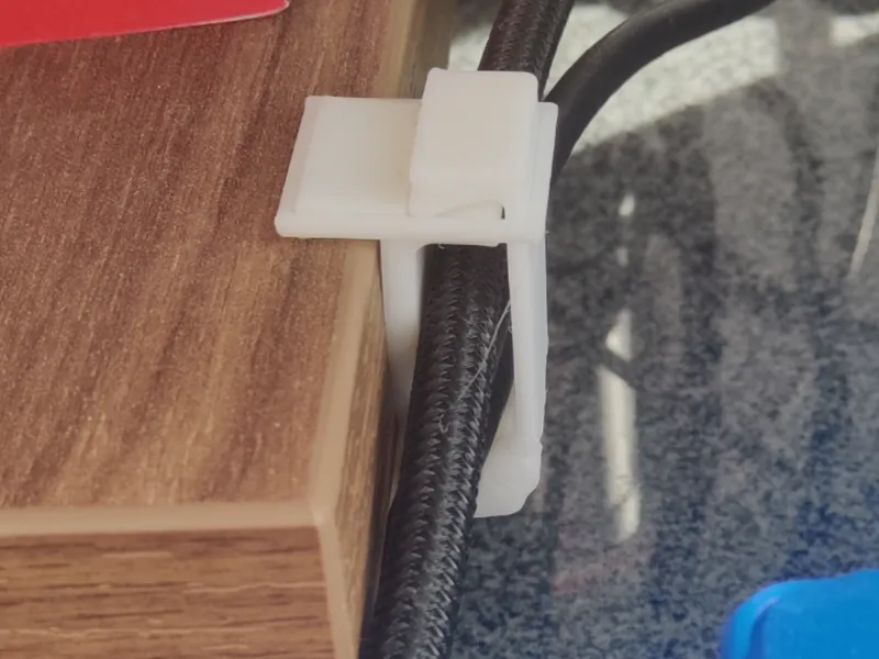 Improved Clamp on Desk Parametric Cable Organizer