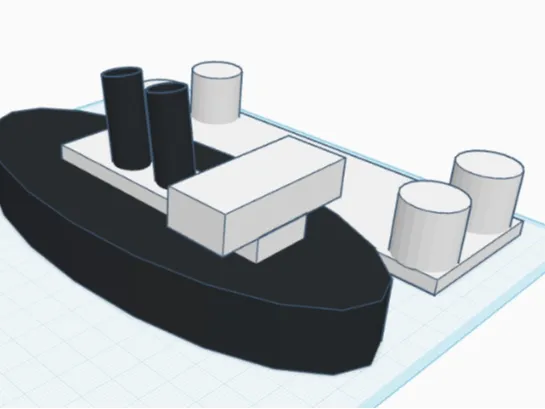 Ship with Stand