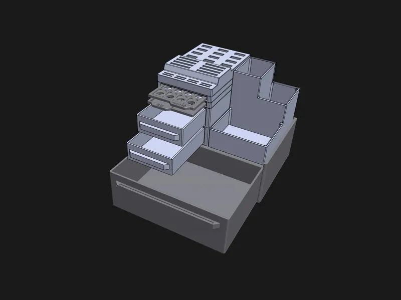 Extension para organizador USB