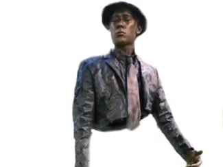 Hollow man statue