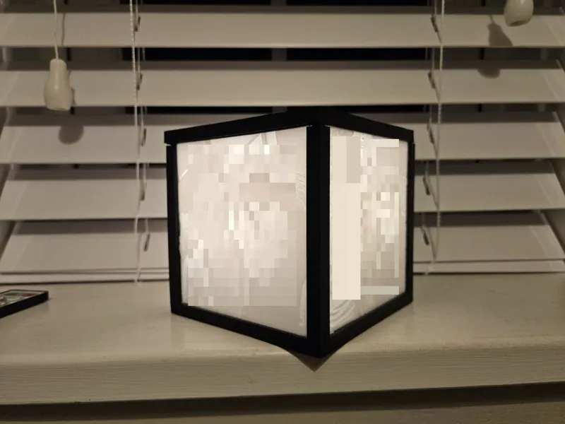 Lithophane Lightbox Frame