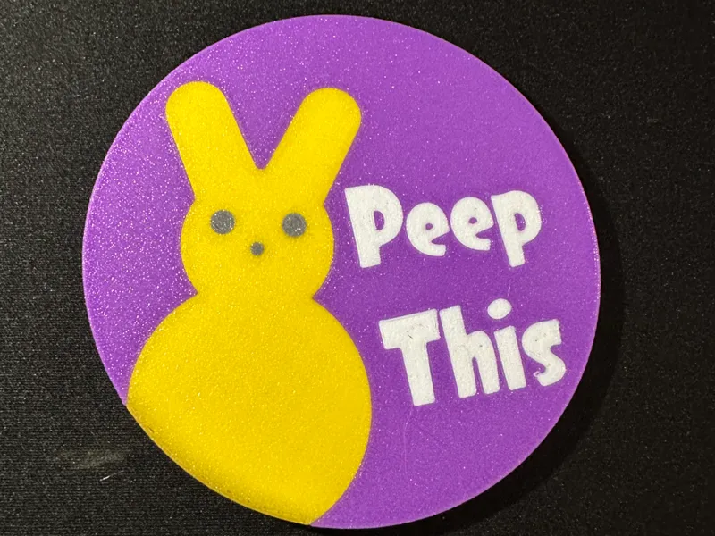 Easter Peep Coasters 