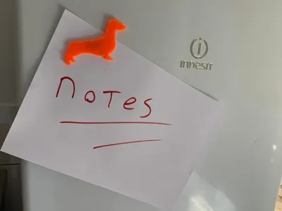 Dachshund refrigerator magnet