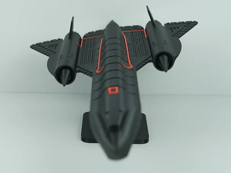 The SR-71! ( NO AMS, NO SUPPORTS, NO GLUE)