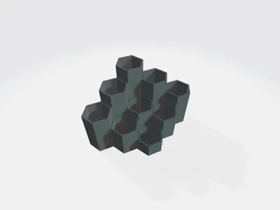 Hexagonal Desk Organizer