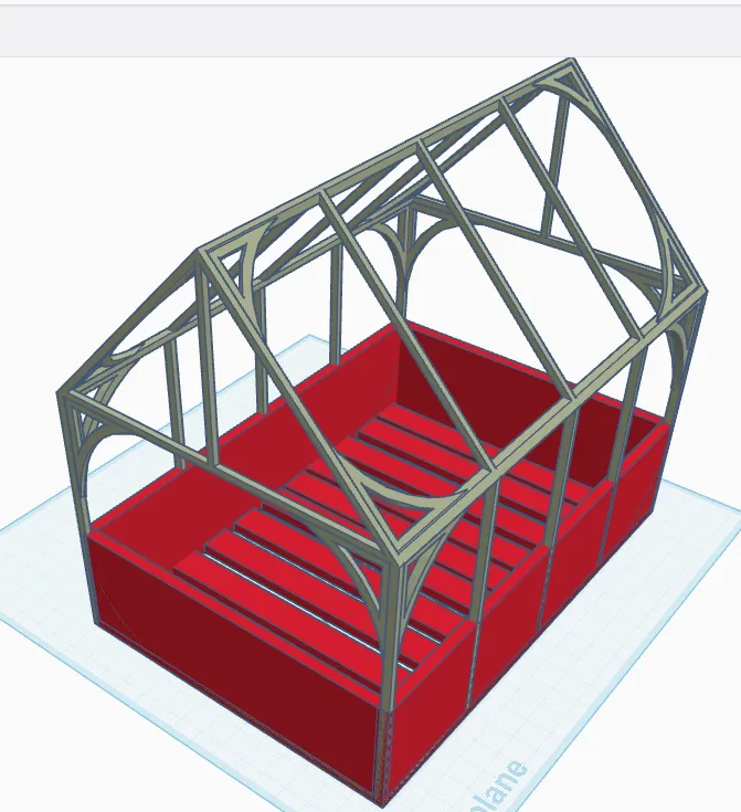 3D greenhouse for seedlings