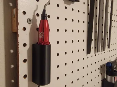 peg board deburring tool holder 