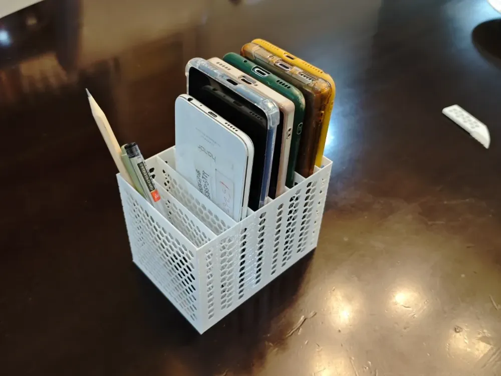 Cell Phone Organizer Honeycomb Design Space-Saving Stand for Vertical ...