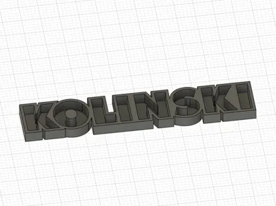 Kolinski Lettering