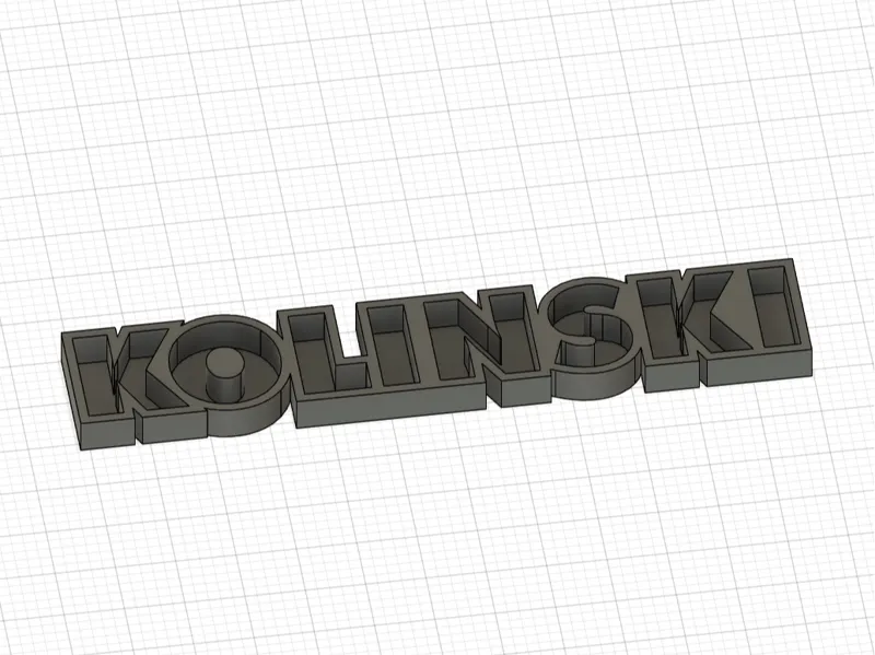Kolinski Schriftzug