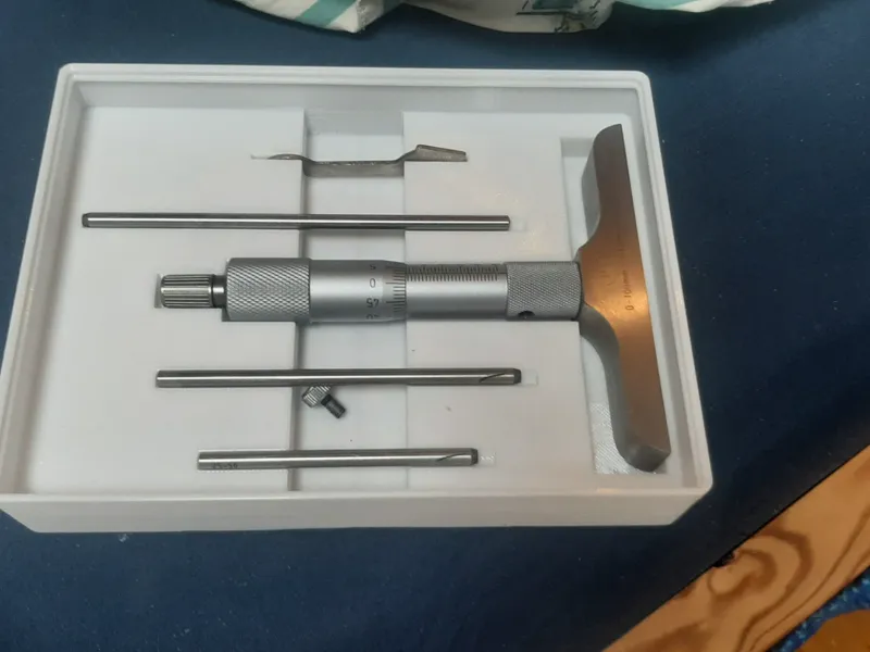 Gridfinity Depth Gauge Micrometer 3x4