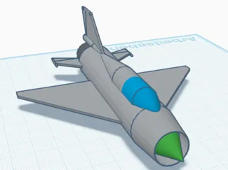 Mikoyan Gurevich Mig 21 Kampfjet Modell