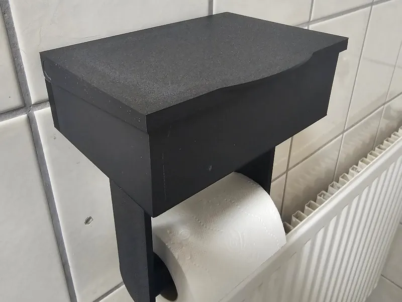 Klorollerhalter mit Box für Feuchttücher