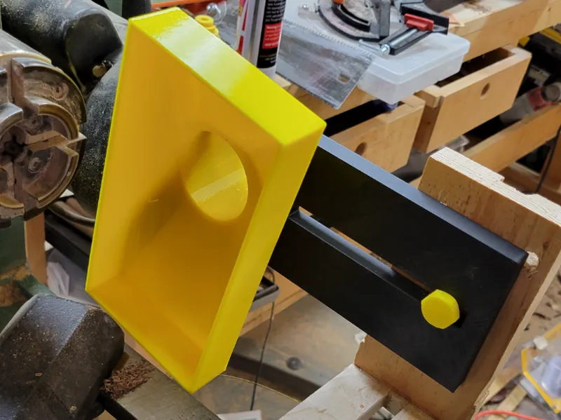 Lathe Dust Shroud holder