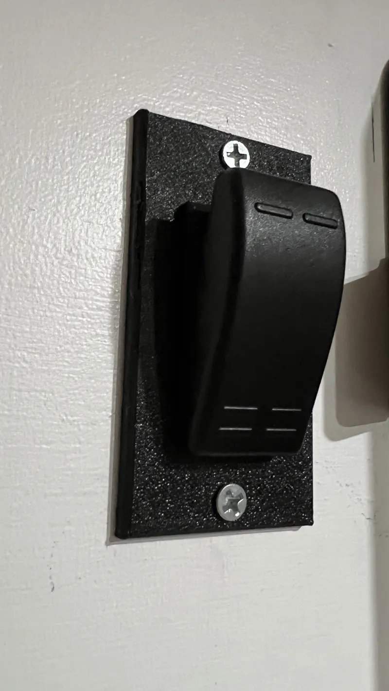 Marine Switch Plate Wall Mount Recessed Screw