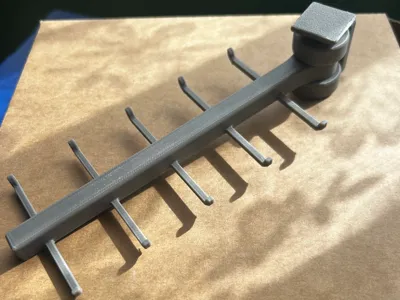 Wall Mounted Dual Sided Swinging Utensil Rack