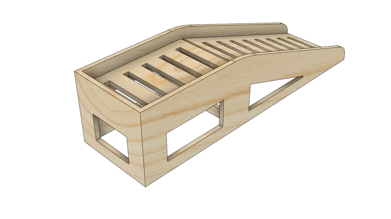 nájezd na auto , ramp rc model