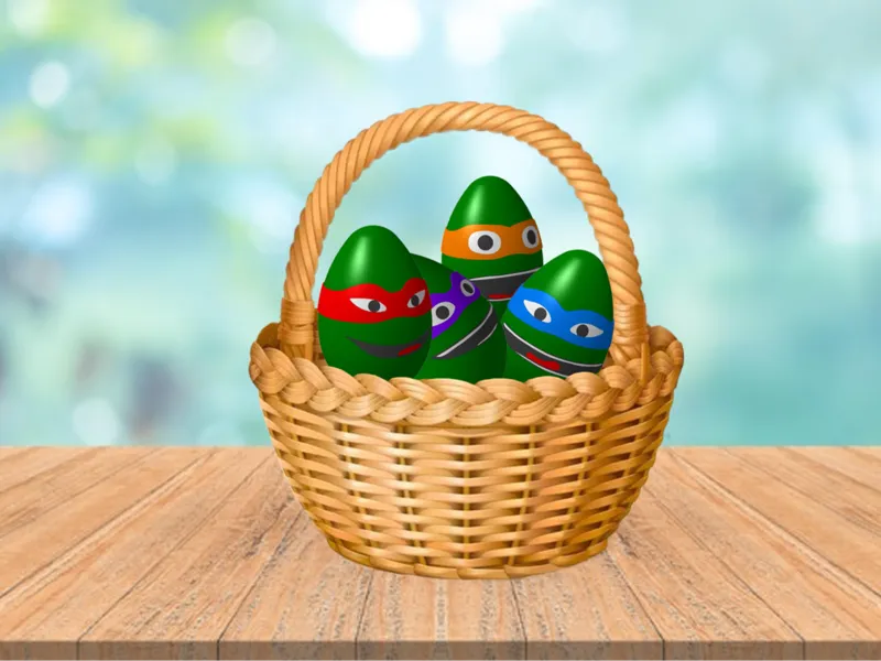 Turtles Team Eggs