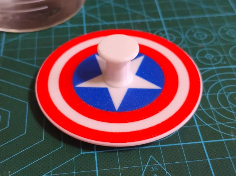 美队盾牌杯盖 Captain America's Shield Cup Lid