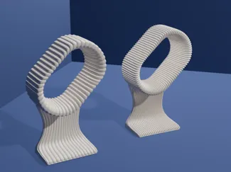 Ribbed Watch Holder