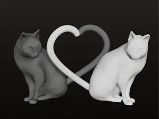 Heart-Tail Cats