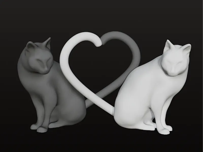 Heart-Tail Cats