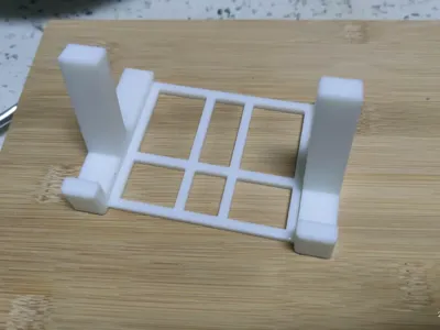 Cutting Board Rack - Separated Parts (Requires Adhesive)