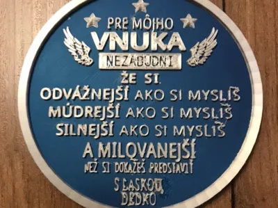 Medal for Grandson